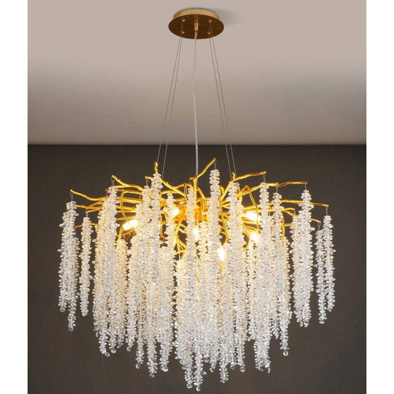Modernes, exquisites Kristall-Kronleuchterlicht
