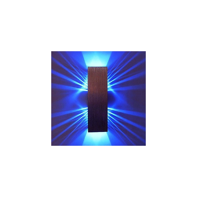 Moderne Wandleuchte mit Streulichtdesign, 2 kubische Schirme