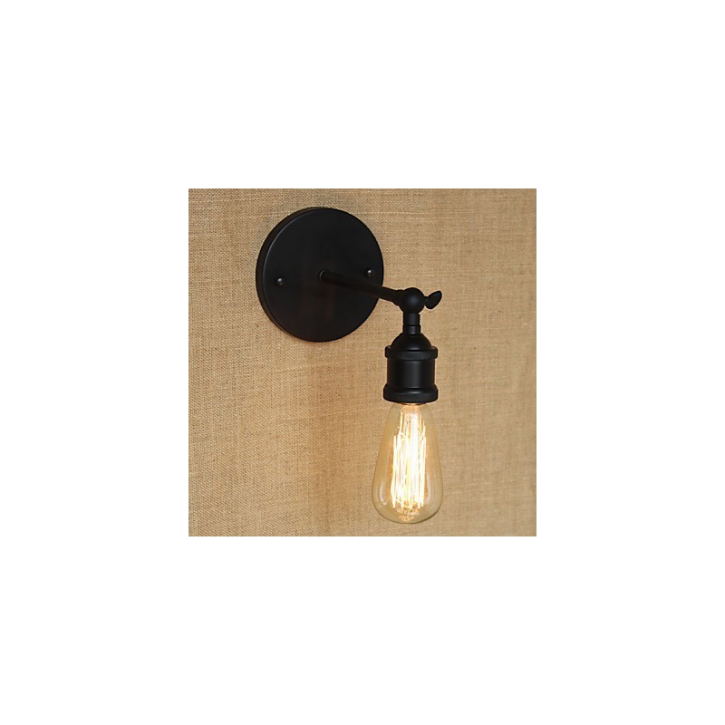 Amerikanischen Restaurant Bar Cafe Nacht Aisle Minimalist Schwarz Schmiedeeisen Wand Leuchte