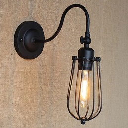 Amerikanischen Land Wohnzimmer Lampe Schlafzimmer Balkon Minimalistischen Matt Schwarz Nacht Lampe Dekorative Kunst