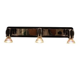 Moderne schwarze Wandleuchten Badezimmerleuchten mit 3 Lichtern