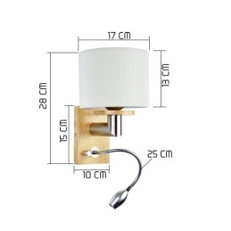 Wandleuchte One Light mit Leselicht