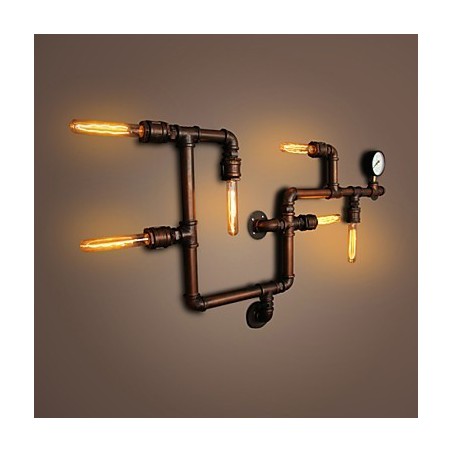 Wandleuchte Wandleuchter 6 Lichter Bronze Finish Industriellen Stil Rustikal Lodge Metall Wandleuchte Wandleuchter 6 Lichter Bronze Finish Industriellen Stil Rustikal Lodge Metall