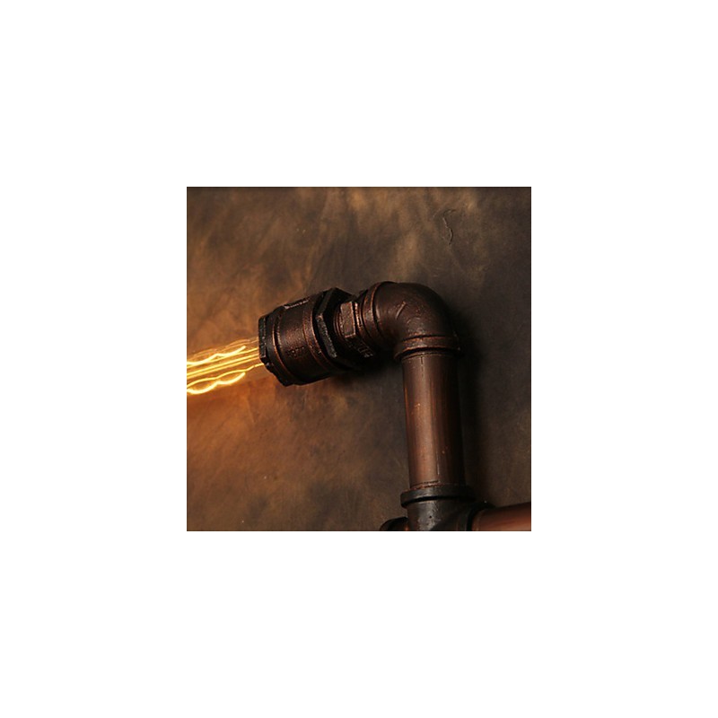 Wandleuchte Wandleuchter 6 Lichter Bronze Finish Industriellen Stil Rustikal Lodge Metall
