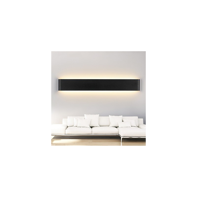 Moderne Wandleuchten für den Innenbereich, Schwarz/Weiß, 72 cm