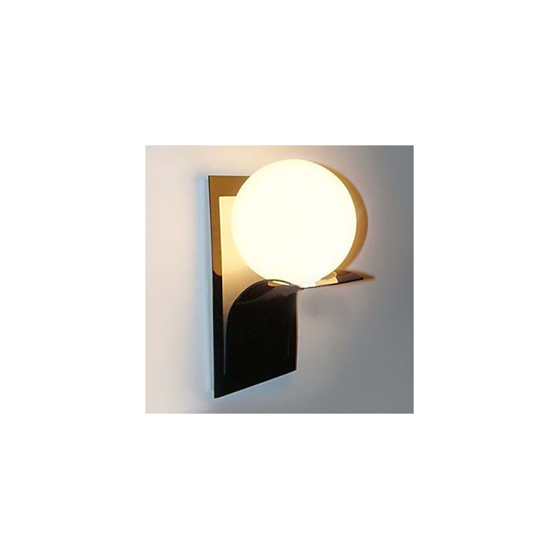 Badezimmer Wandleuchte Modern Globe Metall Glas Galvanik
