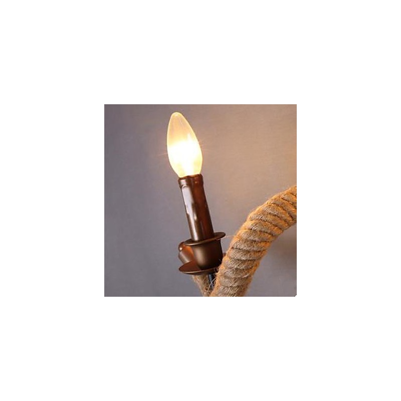 Vertraglich vereinbarte Balkontreppenlampe verdrehte Seilwandlampe