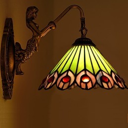 Europäische vertraglich ländliche kreative Schmiedeeisen Wandleuchte Lichter