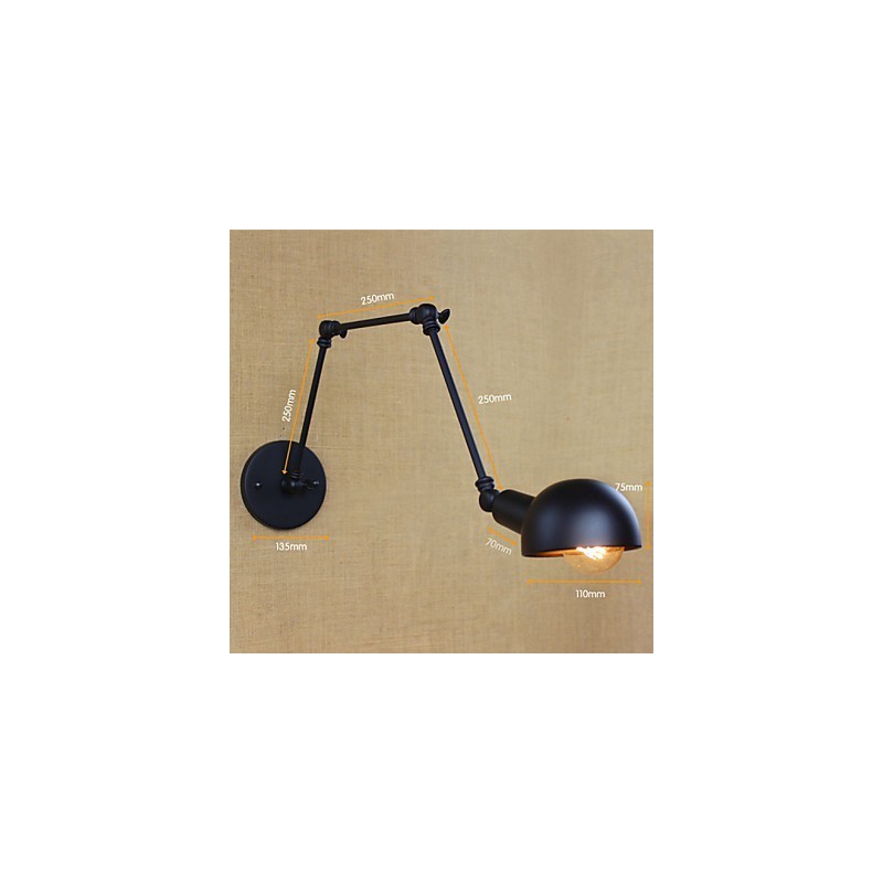 Persönlichkeit Langarm Einstellbare Winkel Bar Drei Retro Wohnzimmer Lampen Beleuchtung Dekorative Wandleuchte
