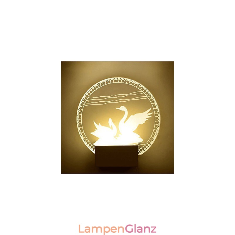 Acryl Wandleuchte PVC Lampe Licht Moderne Zeitgenössische Metall