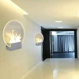 Acryl Wandleuchte PVC Lampe Licht Moderne Zeitgenössische Metall