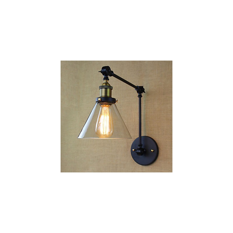 Mittelmeer Dorf Retro Pastoralen Glas Dekorative Wandleuchte Kleidung Shop Restaurant Kaffee