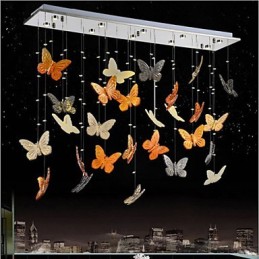 Lampe Anhänger Schmetterling Kristall Lampe
