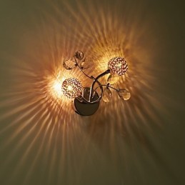 Wandleuchten Kristall Mini Stil Modern Zeitgenössisch Metall