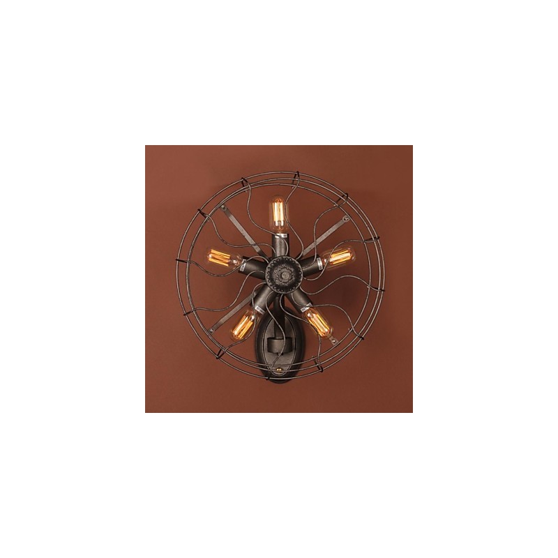Mini-Stil Wandleuchten Country Metal