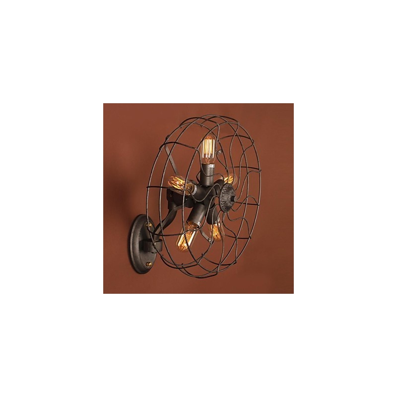Mini-Stil Wandleuchten Country Metal