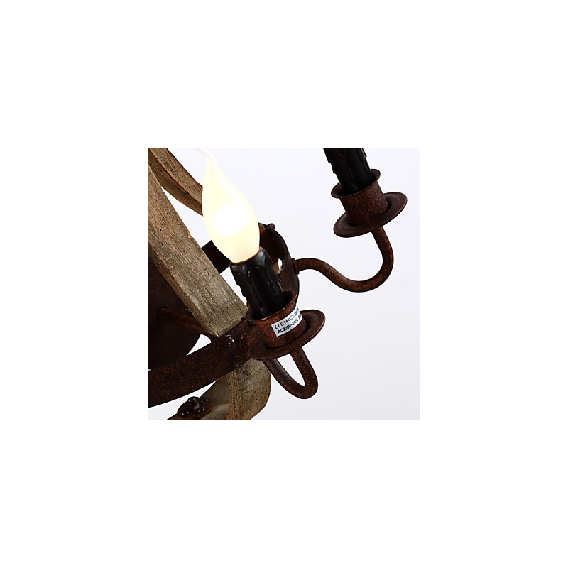 Vintage Amerikanische rustikale Holzwand Weinfasslampe Wohn- und Schlafzimmerlampe