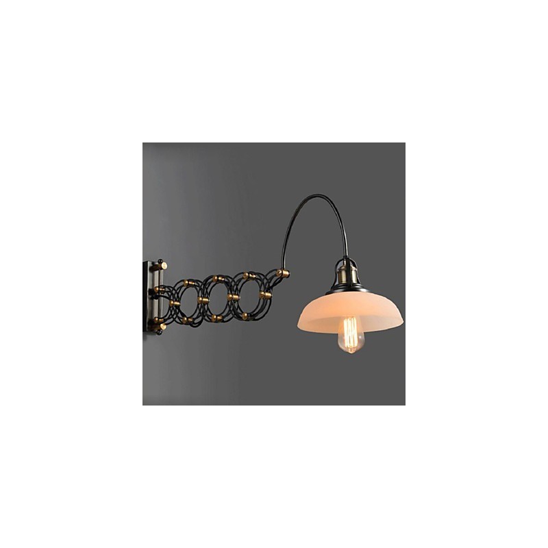 Vintage Industrielle Amerikanischen Land Restaurant Schlafzimmer Studie Kreative Treppe Gang Lampe Teleskop Eisen Wand Lampen