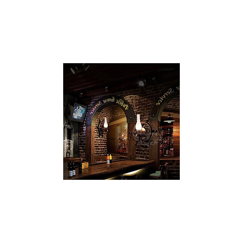 Wandleuchte One Light und Glas