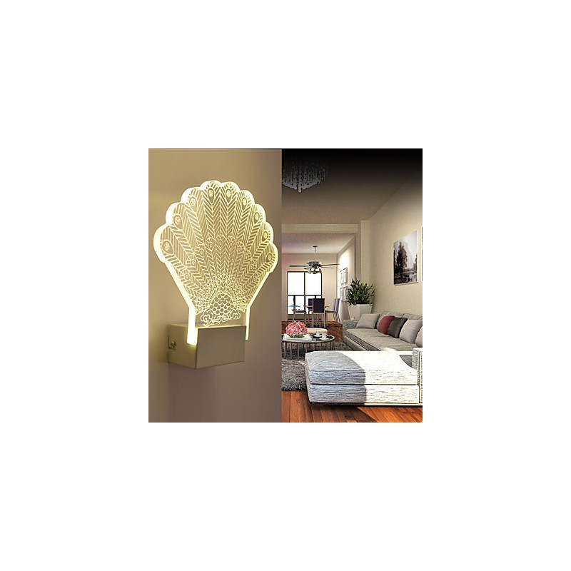 Acryl Wandleuchte PVC Lampe Licht Moderne Zeitgenössische Metall