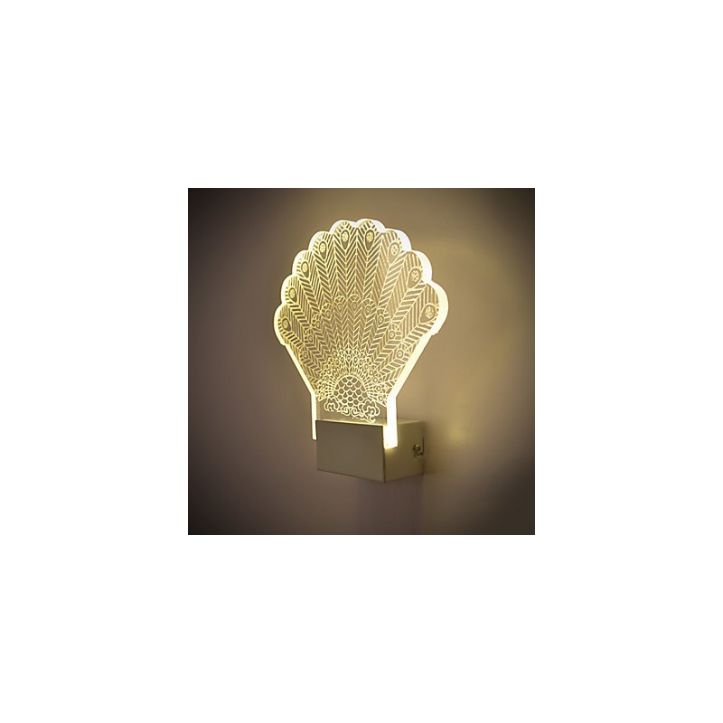 Acryl Wandleuchte PVC Lampe Licht Moderne Zeitgenössische Metall