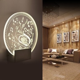 Acryl Wandleuchte PVC Lampe Licht Moderne Zeitgenössische Metall