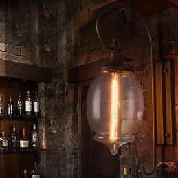 Wandleuchten für Zuhause Wandleuchte Minimalistische Innenflur Schmiedeeisenlampe Schlafzimmer Nachttischlampen für Wohnzimmer