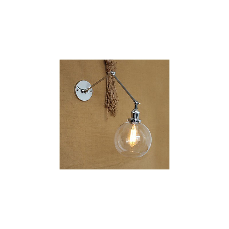 Wandleuchten Swing Lights Lesewandleuchten Kristall Mini Style Rustikal Lodge Metall