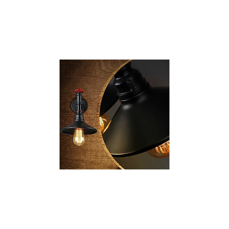 Mini Wandleuchte 1 Licht Concise Creme Eisen