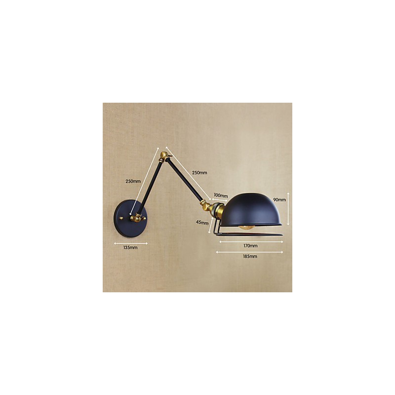 Wandleuchten Swing Lights Lesewandleuchten Mini-Stil Rustikal Lodge Metall