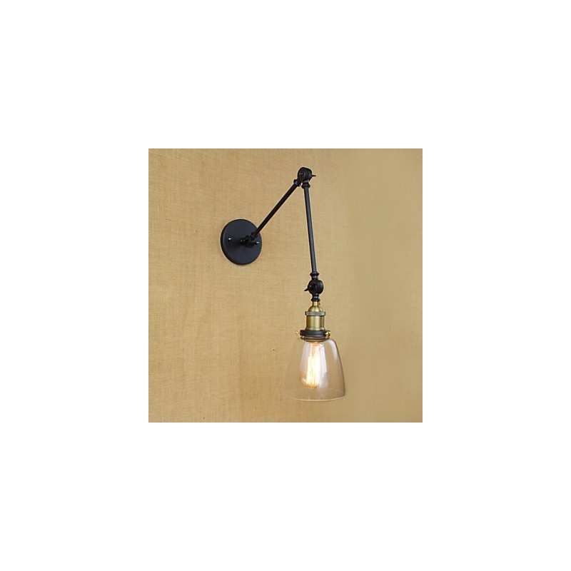 Dekorative Wandleuchte aus antikem Bronze