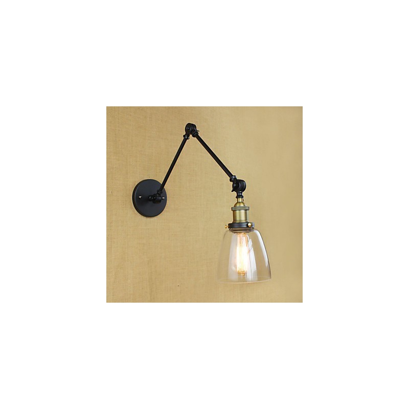 Dekorative Wandleuchte aus antikem Bronze