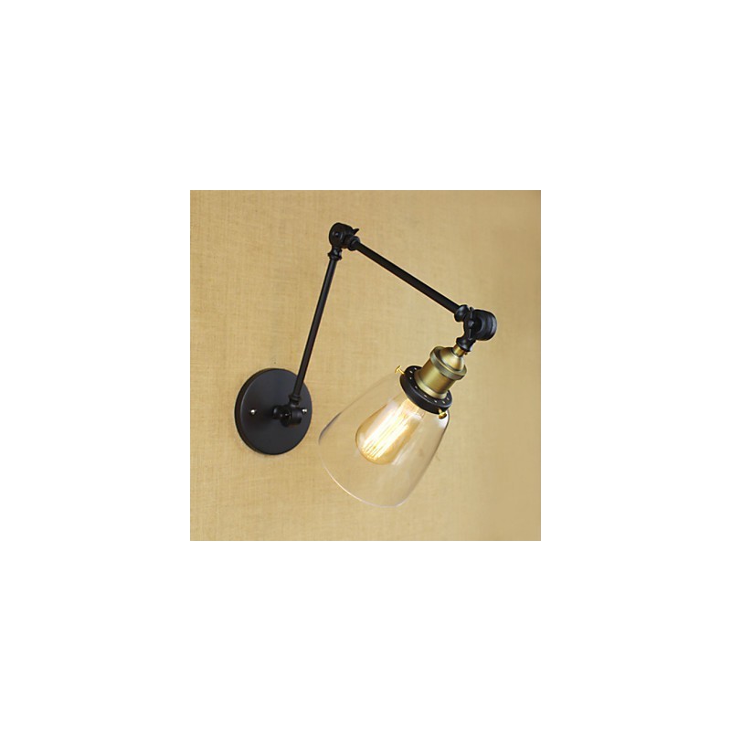 Dekorative Wandleuchte aus antikem Bronze