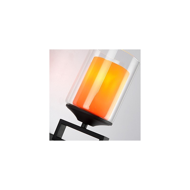 Retro Glas Einfache Single Head Wand Lampe Licht Wand Leuchter Kristall Moderne Zeitgenössische Metall