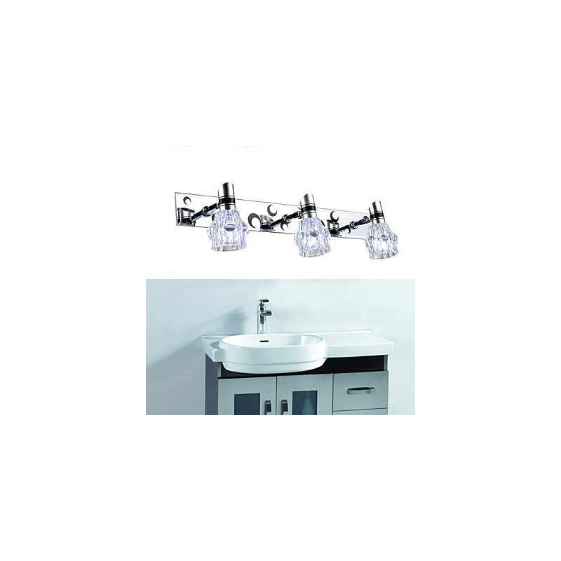 Neu eingetroffen Waschwandbeleuchtung Einfarbige weiße Lampe für Spiegelfront-Hardware Metallplatte Badezimmer-Wandleuchte