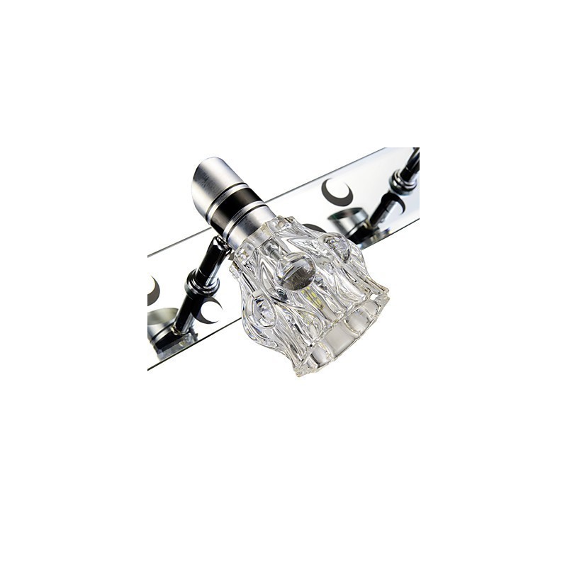 Neu eingetroffen Waschwandbeleuchtung Einfarbige weiße Lampe für Spiegelfront-Hardware Metallplatte Badezimmer-Wandleuchte
