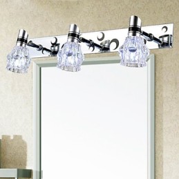 Neu eingetroffen Waschwandbeleuchtung Einfarbige weiße Lampe für Spiegelfront-Hardware Metallplatte Badezimmer-Wandleuchte