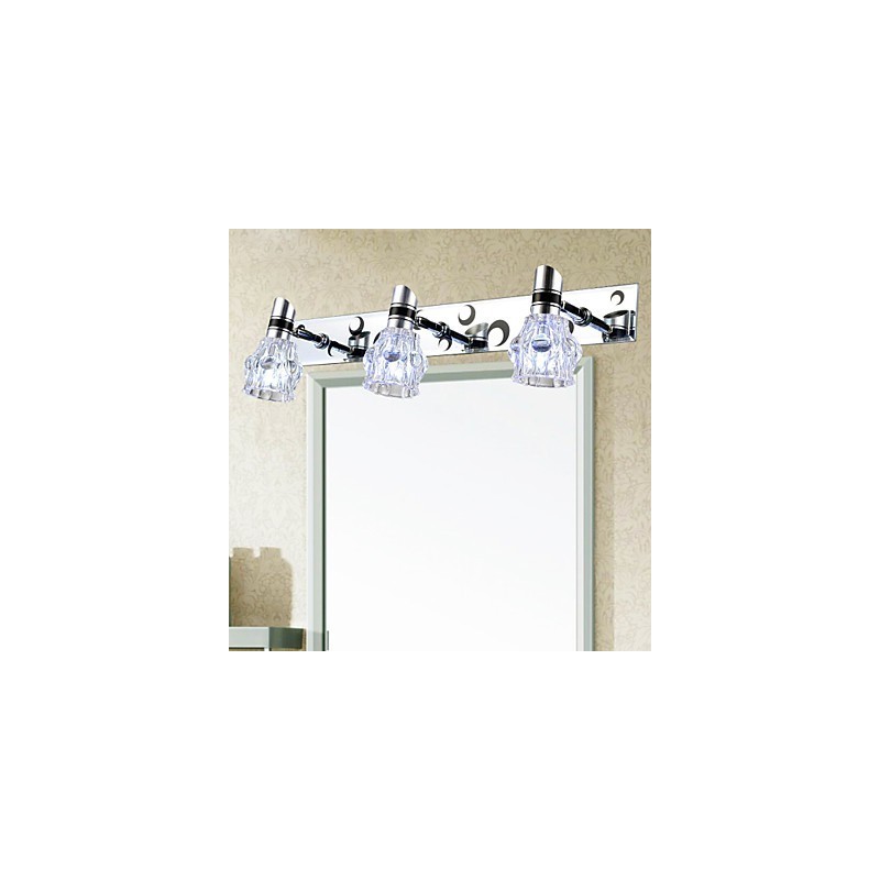 Neu eingetroffen Waschwandbeleuchtung Einfarbige weiße Lampe für Spiegelfront-Hardware Metallplatte Badezimmer-Wandleuchte