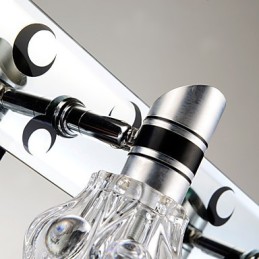 Neu eingetroffen Waschwandbeleuchtung Einfarbige weiße Lampe für Spiegelfront-Hardware Metallplatte Badezimmer-Wandleuchte