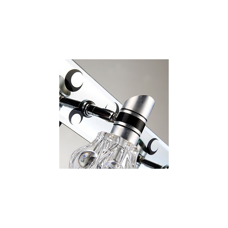 Neu eingetroffen Waschwandbeleuchtung Einfarbige weiße Lampe für Spiegelfront-Hardware Metallplatte Badezimmer-Wandleuchte