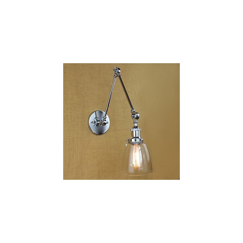 Chrom Glas Doppel Arm Einstellbare Silber Bar KTV Nacht Aisle Restaurant Hotel Zimmer wand
