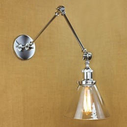 Chrom Glas Doppel Arm Einstellbare Silber Bar KTV Nacht Aisle Restaurant Hotel Zimmer wand
