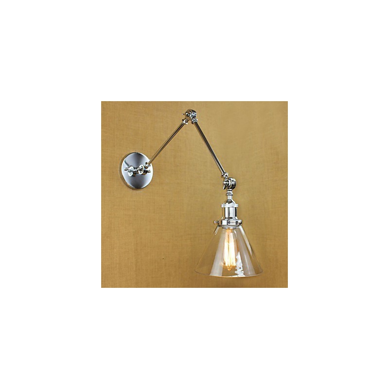 Chrom Glas Doppel Arm Einstellbare Silber Bar KTV Nacht Aisle Restaurant Hotel Zimmer wand