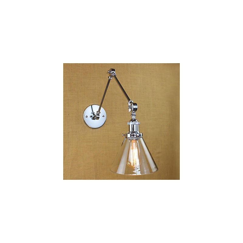 Chrom Glas Doppel Arm Einstellbare Silber Bar KTV Nacht Aisle Restaurant Hotel Zimmer wand