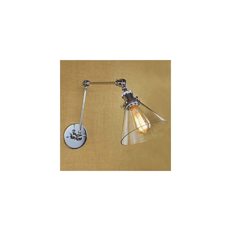 Chrom Glas Doppel Arm Einstellbare Silber Bar KTV Nacht Aisle Restaurant Hotel Zimmer wand