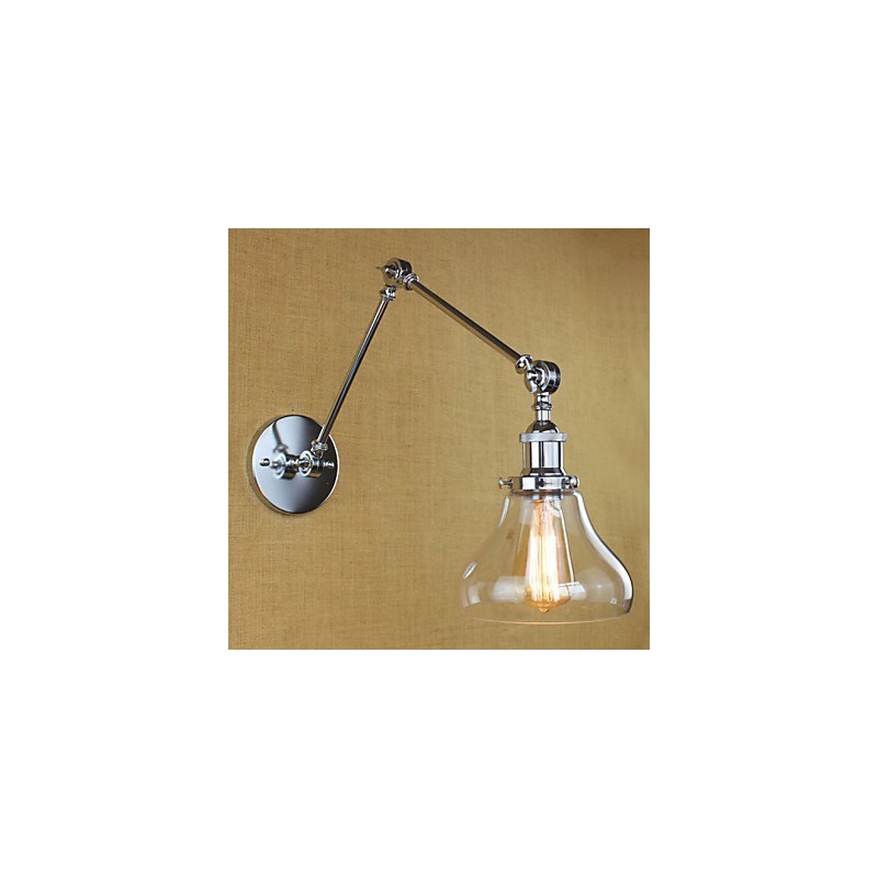 Chrom Glas Doppel Arm Einstellbare Silber Bar KTV Nacht Aisle Restaurant Hotel Zimmer wand
