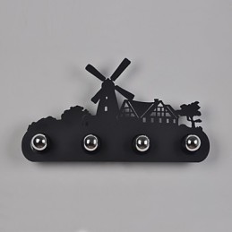 4 Lichter American Village Pastoral LOFT Stil Schlafzimmer Gang Eisen Retro Wandleuchten