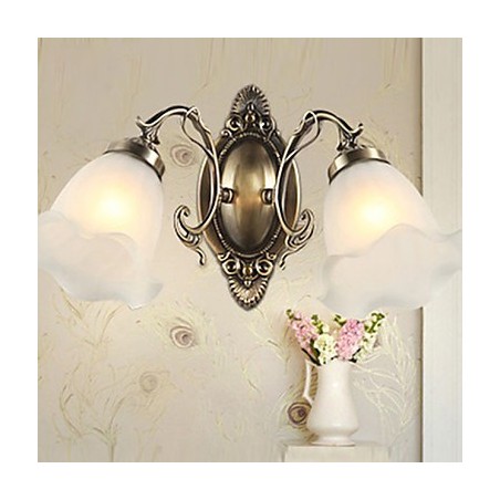 Retro Glas Einfache Europäische Moderne Eleganz Schmiedeeisen Wand Lampe Licht Retro Glas Einfache Europäische Moderne Eleganz Schmiedeeisen Wand Lampe Licht