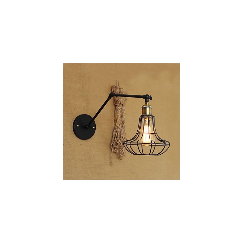 Wandleuchten Swing Lights Lesewandleuchten Mini-Stil Rustikal Lodge Metall