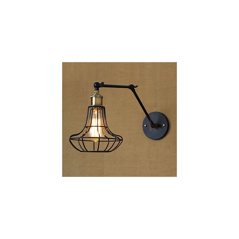 Wandleuchten Swing Lights Lesewandleuchten Mini-Stil Rustikal Lodge Metall
